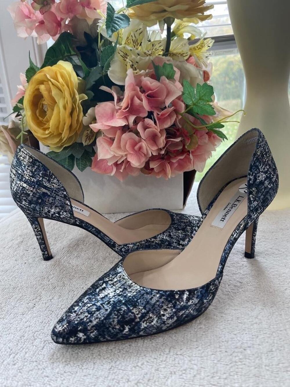 L.K. Bennett FLOSSIE D'ORSAY PUMP SIZE 38 US 8(SH900